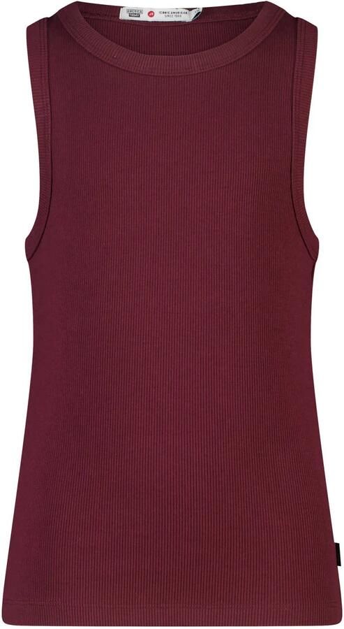 America Today tanktop donkerrood