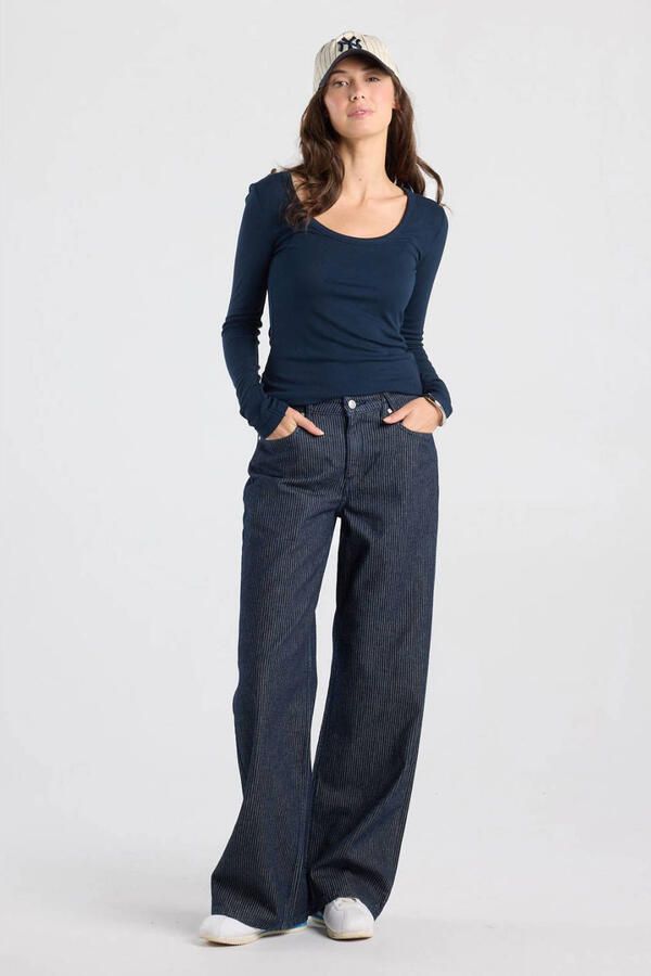 America Today top donkerblauw - Foto 2