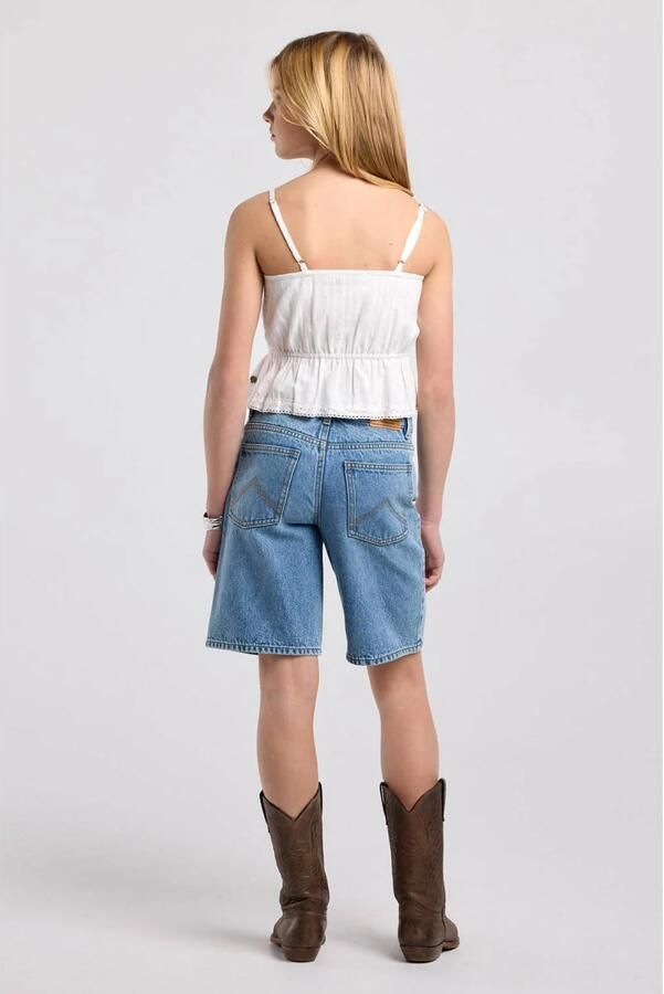 America Today top met peplum zonder mouwen wit - Foto 3