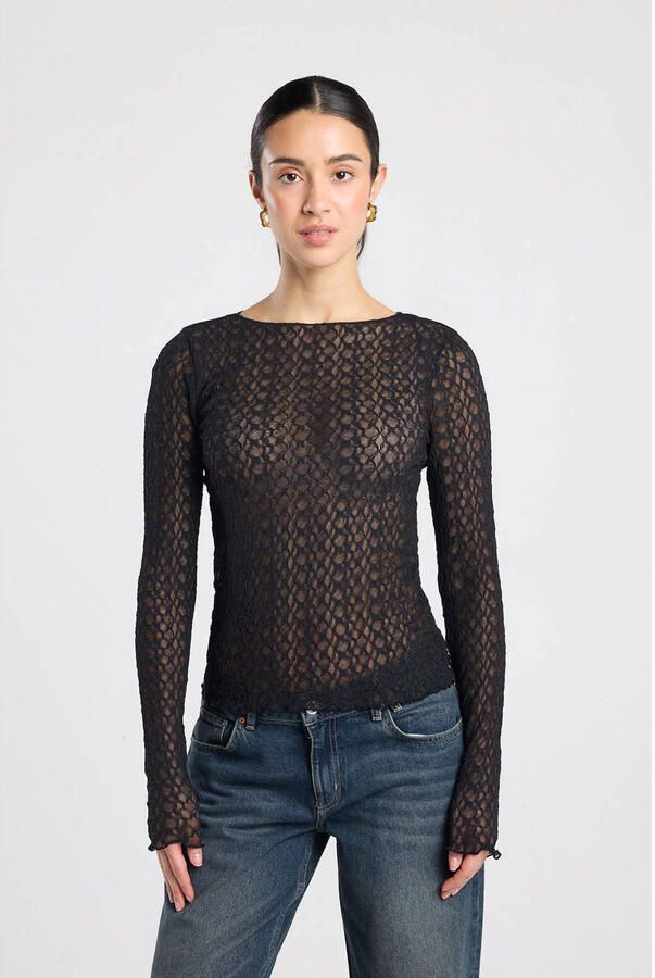 America Today top zwart