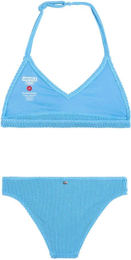 America Today Triangel bikini blauw