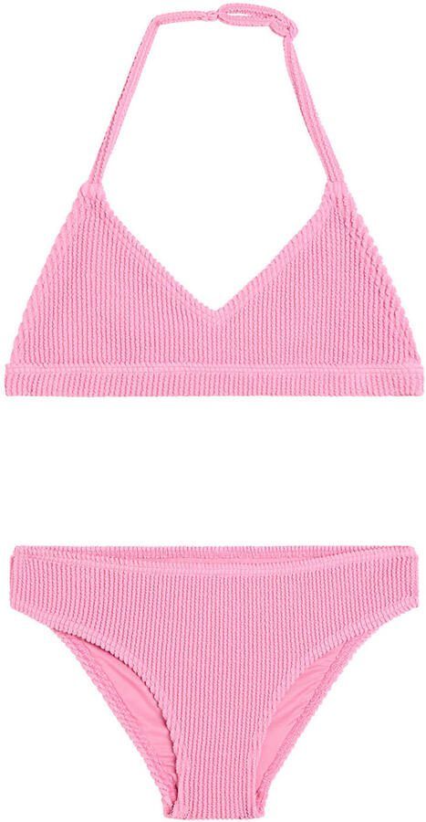 America Today triangel bikini roze