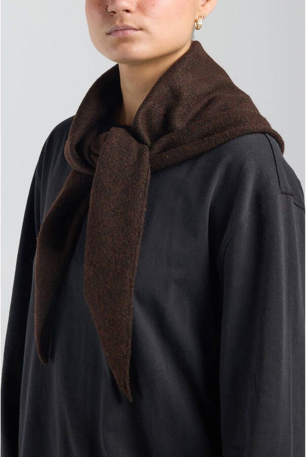 America Today triangle scarf Olive donkerbruin - Foto 2