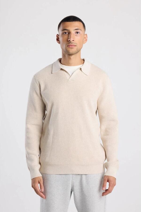 America Today trui gebreid beige