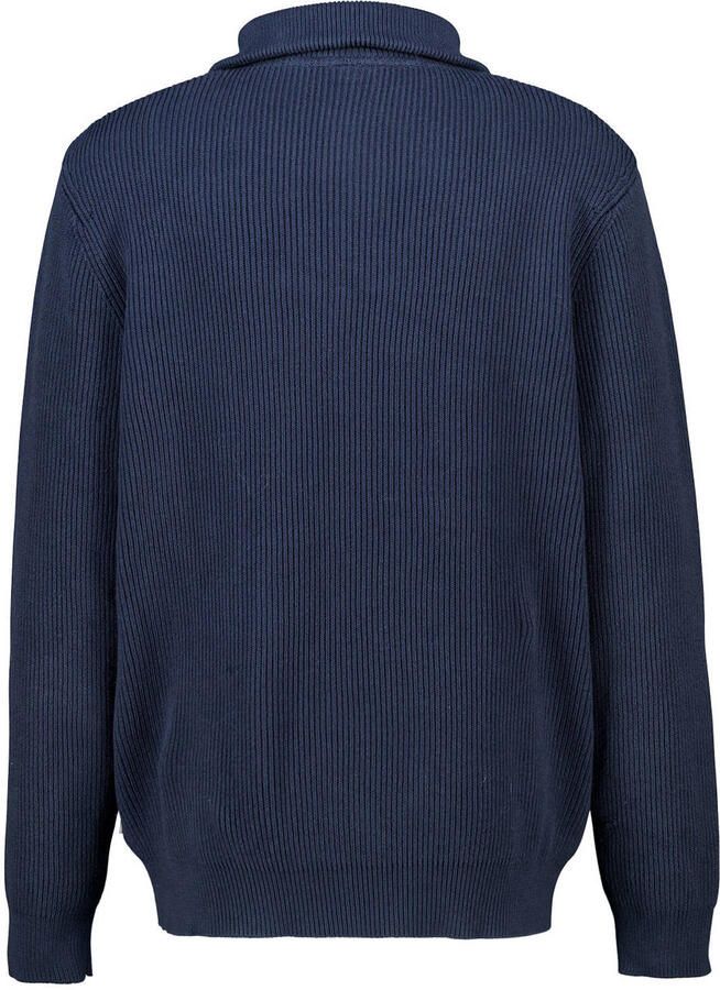 America Today trui rib gebreid donkerblauw - Foto 2