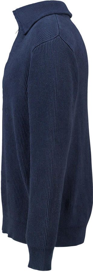 America Today trui rib gebreid donkerblauw - Foto 3