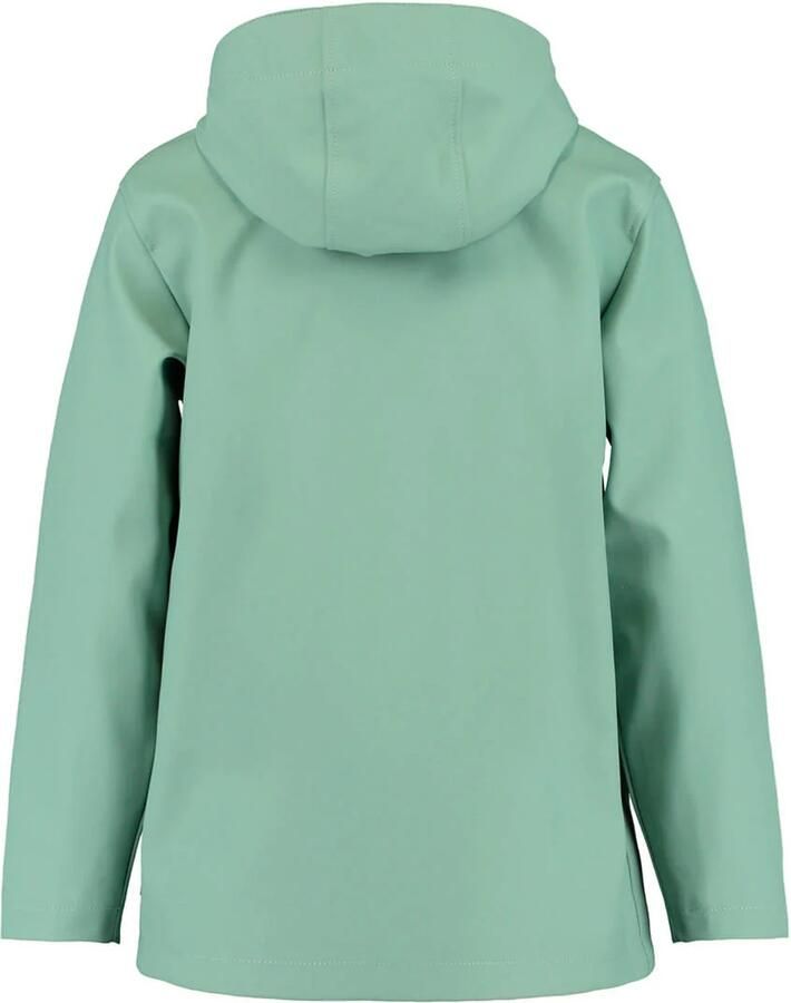 America Today unisex regenjas Jade JR mintgroen Gerecycled polyester Capuchon 110 116