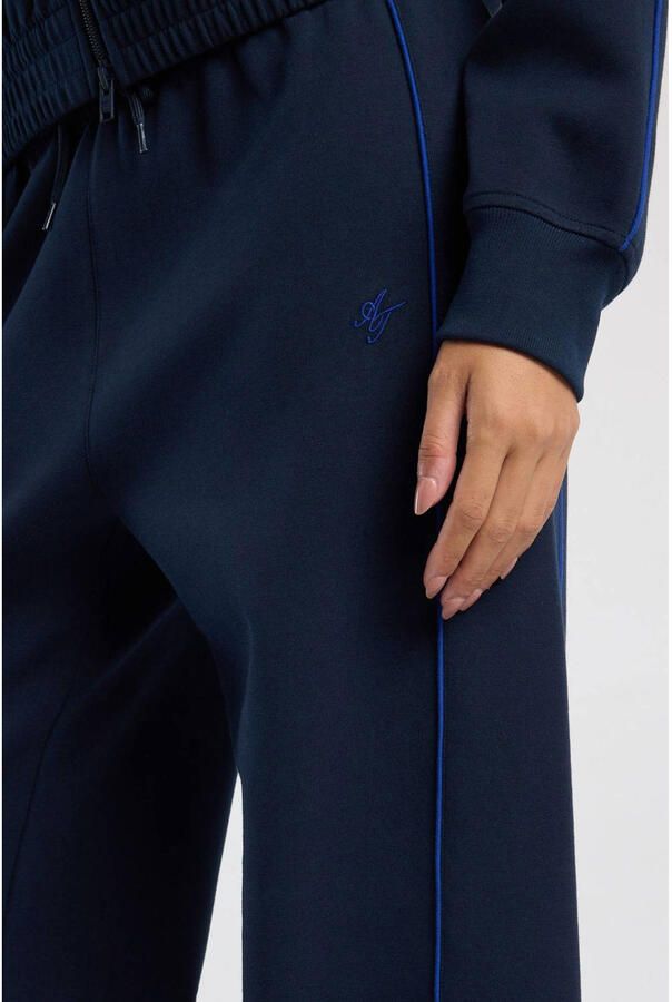 America Today wide leg broek donkerblauw - Foto 2