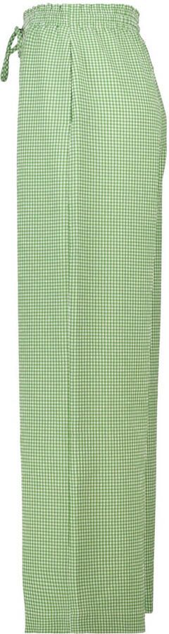 America Today wide leg high waist broek groen