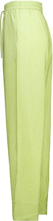 America Today wide leg high waist casual broek limegroen - Foto 3