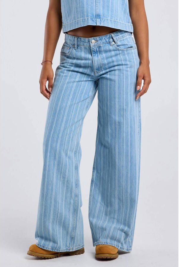 America Today wide leg jeans blauw