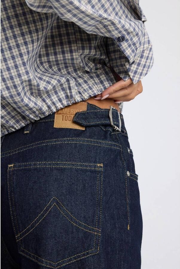 America Today wide leg jeans dark blue - Foto 2