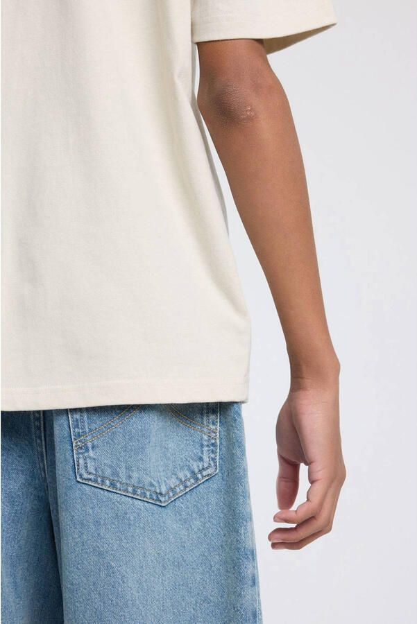 America Today wide leg jeans lichtblauw denim Effen - Foto 2
