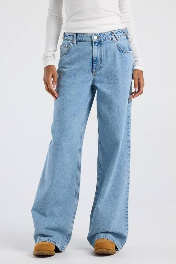 America Today wide leg jeans lichtblauw