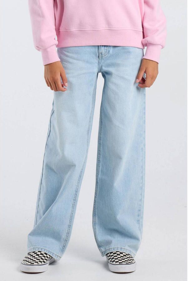 America Today wide leg jeans light blue denim