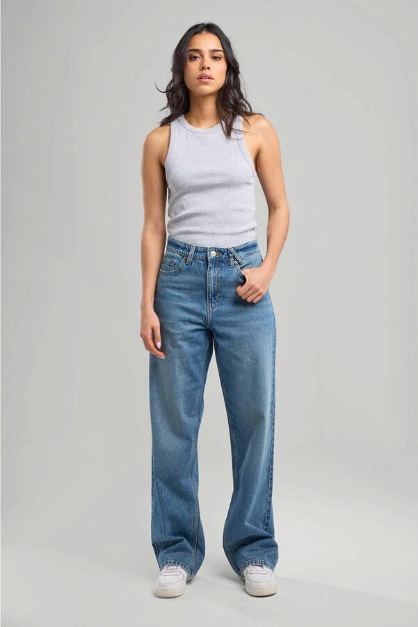 America Today Straight leg jeans medium blue denim - Foto 2