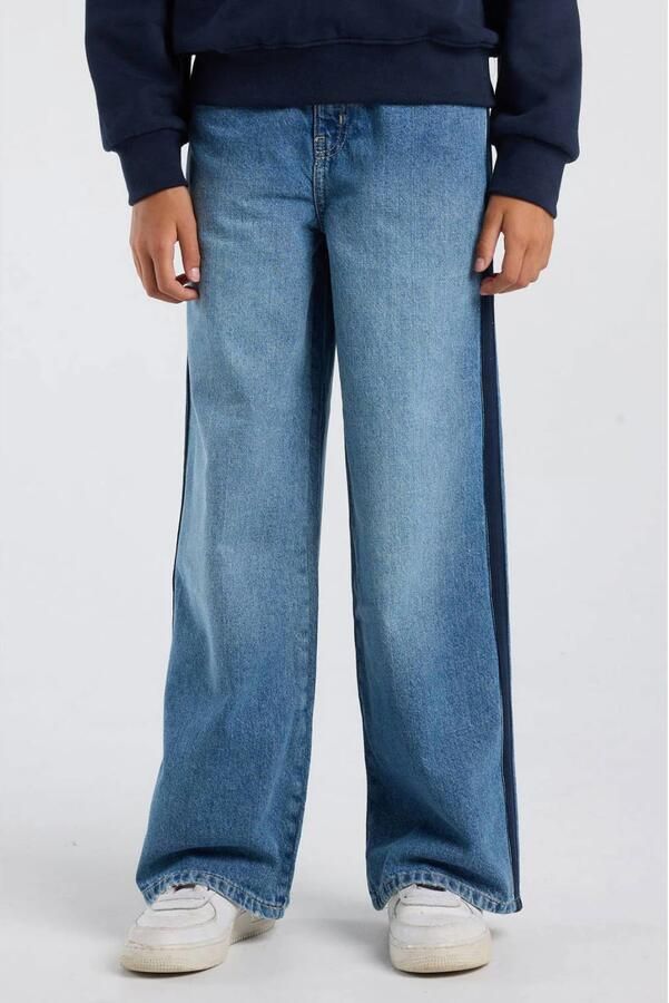 America Today wide leg jeans medium blue denim - Foto 2