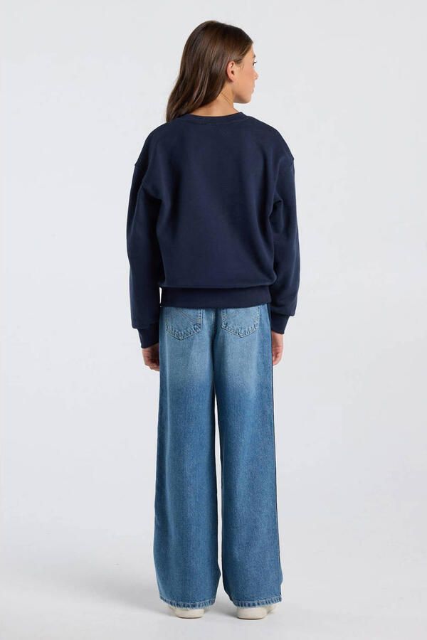 America Today wide leg jeans medium blue denim - Foto 3
