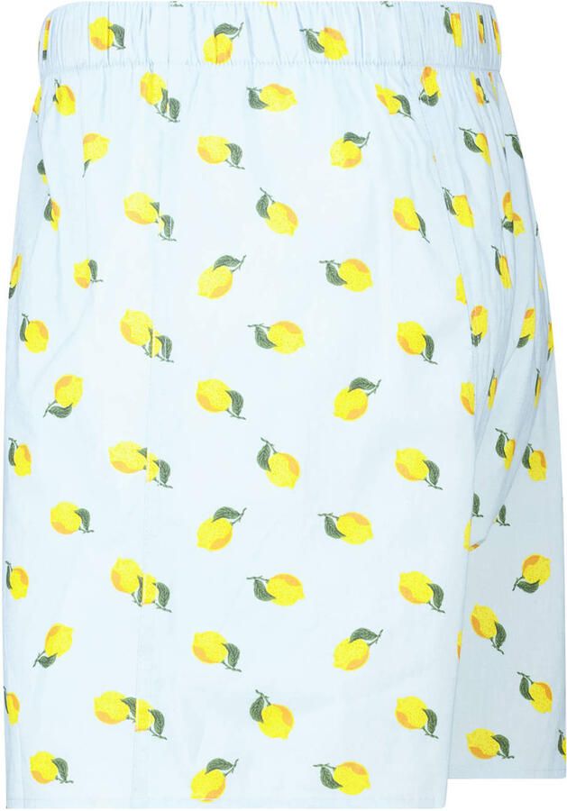 America Today wijde boxershort met print lichtblauw - Foto 3