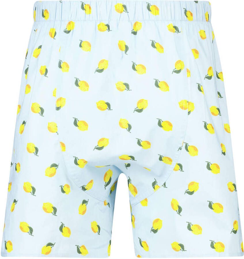 America Today wijde boxershort met print lichtblauw - Foto 2