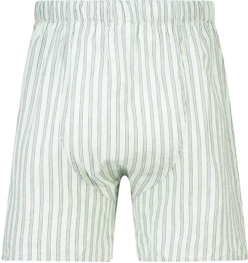 America Today wijde gestreepte boxershort lichtgroen - Foto 2