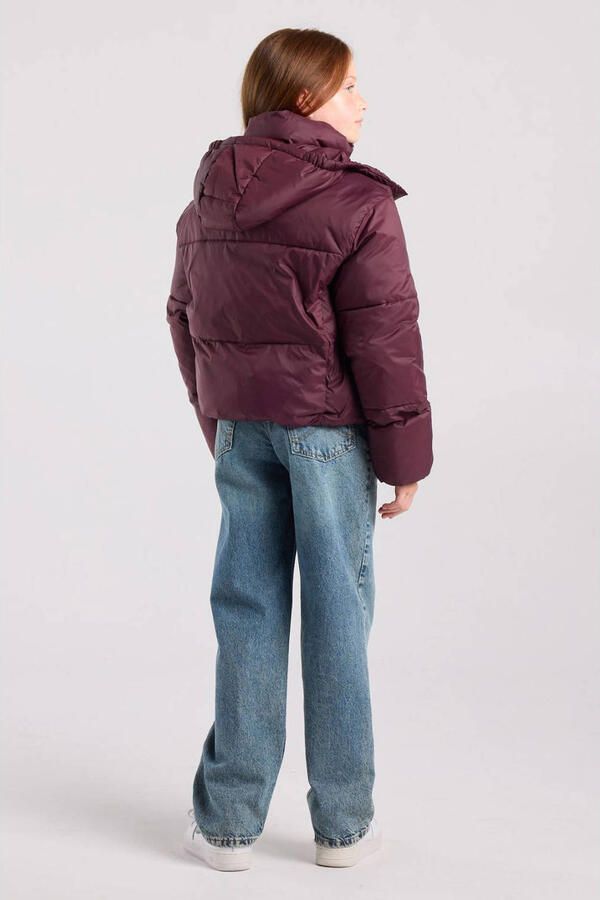America Today winterjas donkerrood - Foto 2