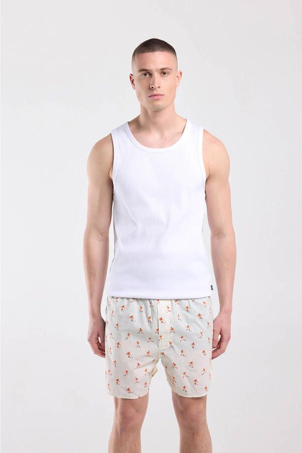 America Today WK boxershort met print ecru