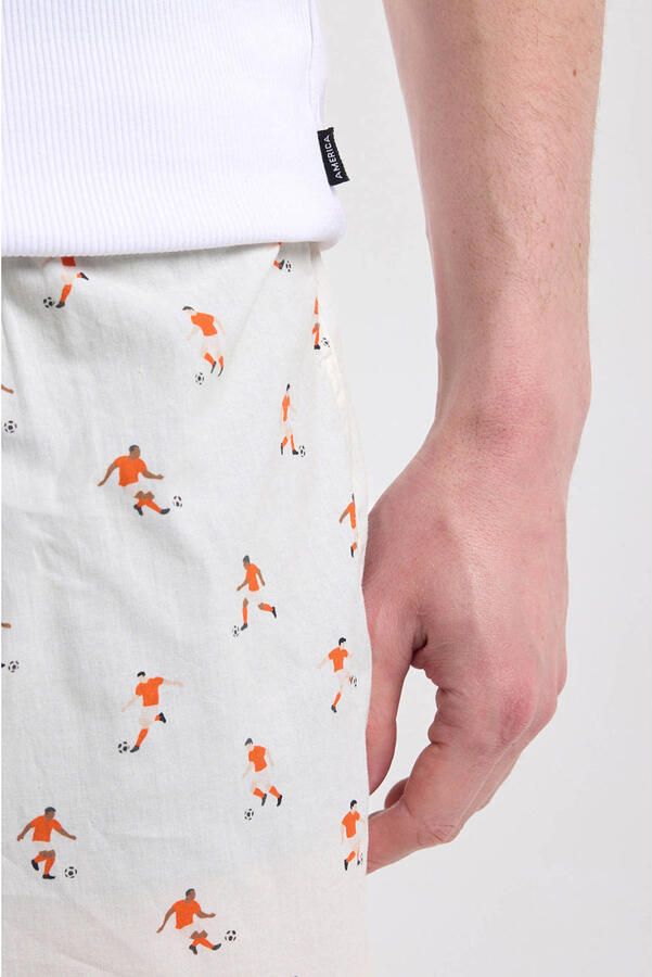 America Today WK boxershort met print ecru - Foto 3
