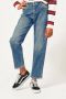 America Today cropped loose fit jeans Kathy stonewashed Blauw Meisjes Stretchdenim 134 140 - Thumbnail 1