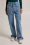 America Today high waist cargo jeans Baltimore light blue denim - Thumbnail 1