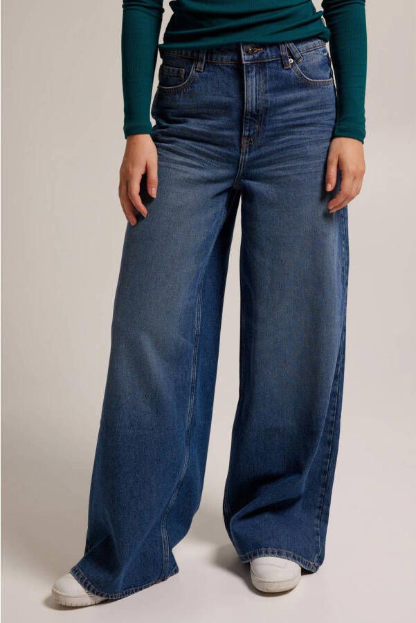 America Today wide leg jeans Missouri dark blue denim