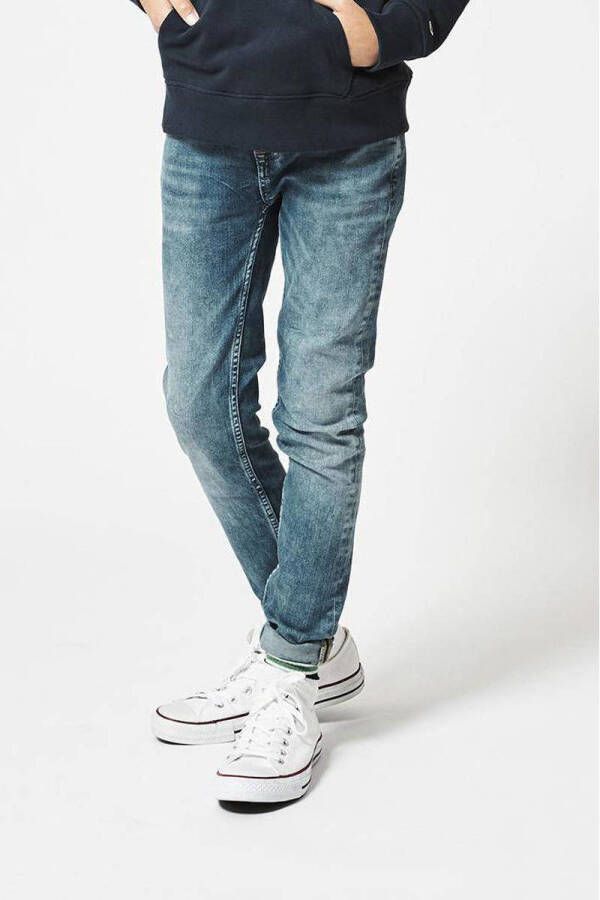 America Today skinny jeans Keanu Jr. washed blue wash Blauw Jongens Stretchdenim 122 128