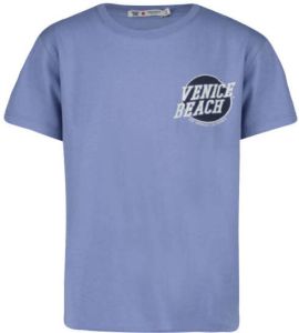America Today Junior T-shirt met printopdruk blauw