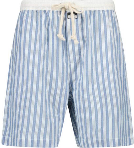 America Today Heren Pyjamashort Lennon Blauw