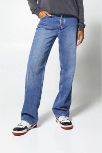 America Today Dames Jeans Straight Fit Blauw