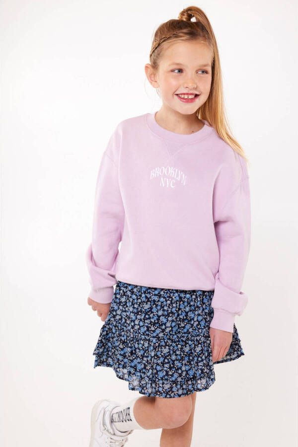 America Today Meisjes Sweater Siara Jr Paars