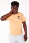 America Today T-shirt Elliot JR met printopdruk licht oranje - Thumbnail 1