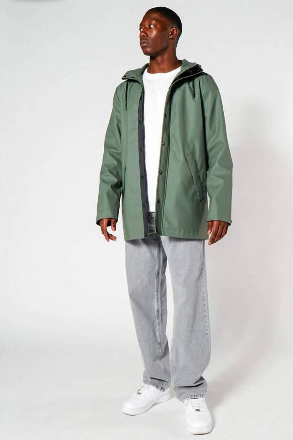 America Today regenjas Jace van polyester groen