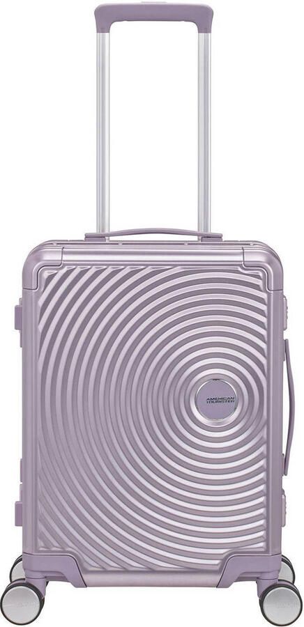 American Tourister aluminium koffer 55 cm paars