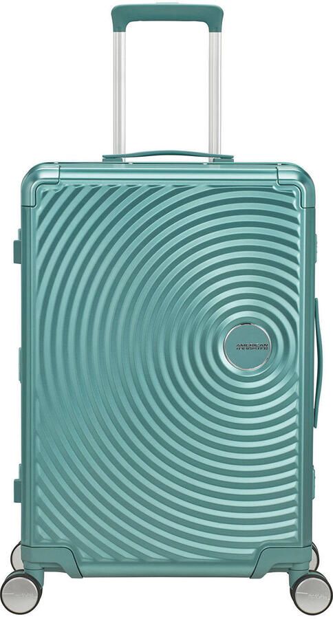 American Tourister aluminium koffer 68 cm blauw