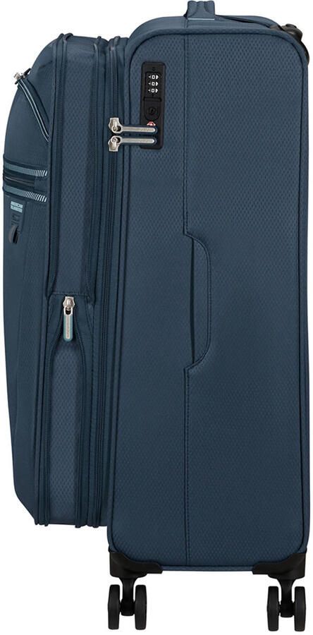 American Tourister trolley Aerospin 69 cm. Expandable donkerblauw