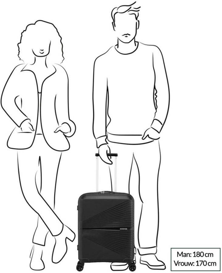 American Tourister Airconic Reistrolley Blue Unisex - Foto 2