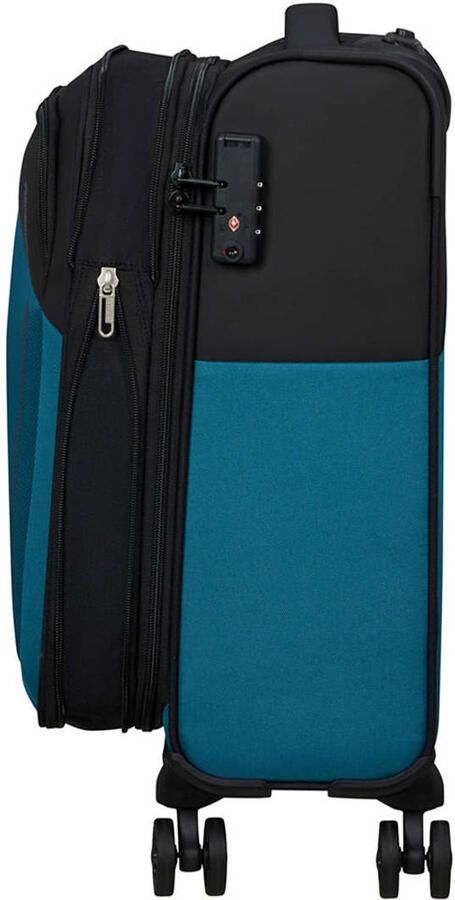 American Tourister trolley Daring Dash 55 cm. Expandable blauw zwart
