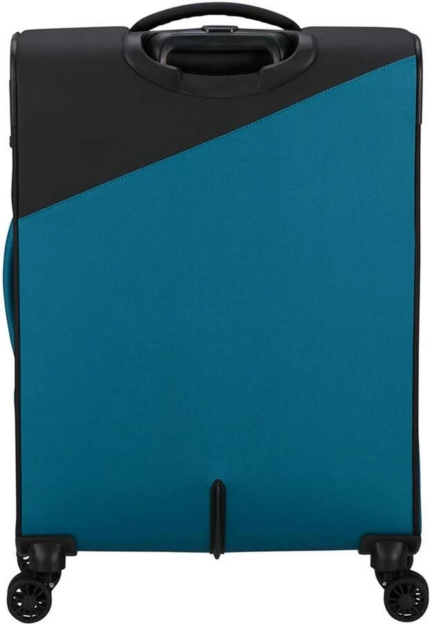 American Tourister trolley Daring Dash 66 cm. Expandable zwart blauw - Foto 3