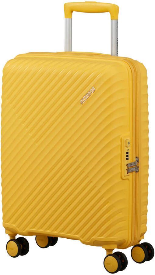 American Tourister trolley Diablast 55 cm. geel