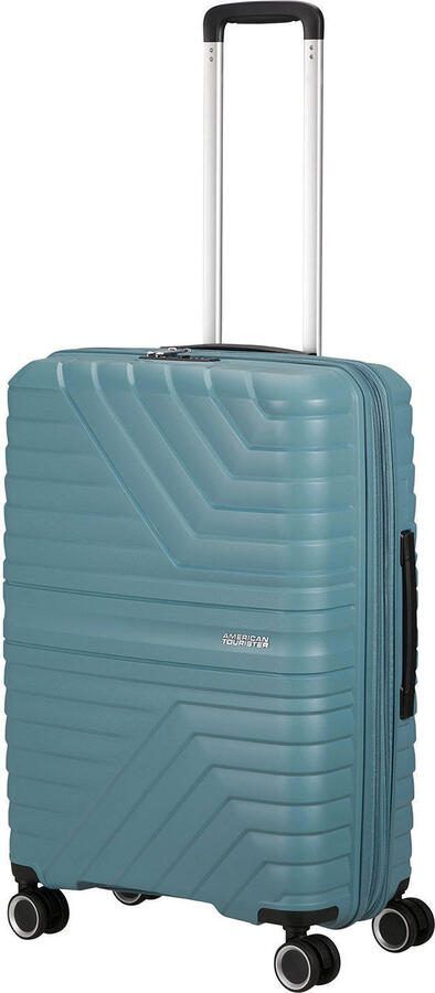 American Tourister trolley Flytwist 67 cm. Expandable blauw - Foto 2