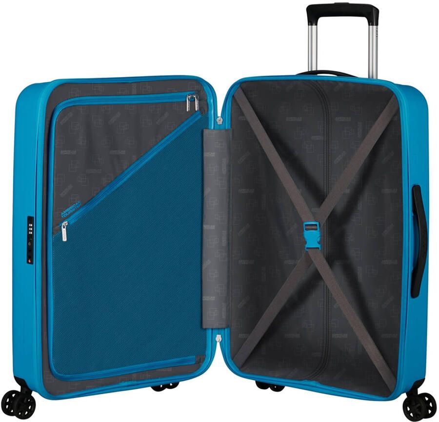 American Tourister trolley Rejoy 68 cm. blauw - Foto 2