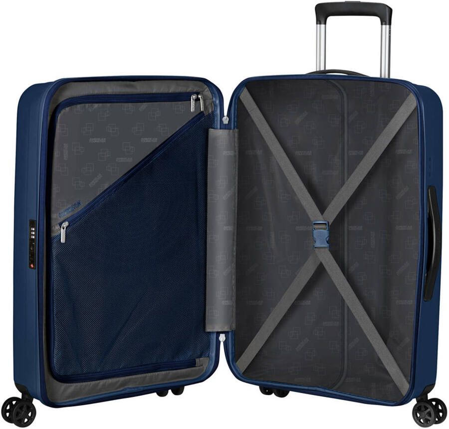 American Tourister Hardshell-trolley REJOY verschillende maten en kleuren Hardcase koffer personaliseerbaar verzonken TSA-slot
