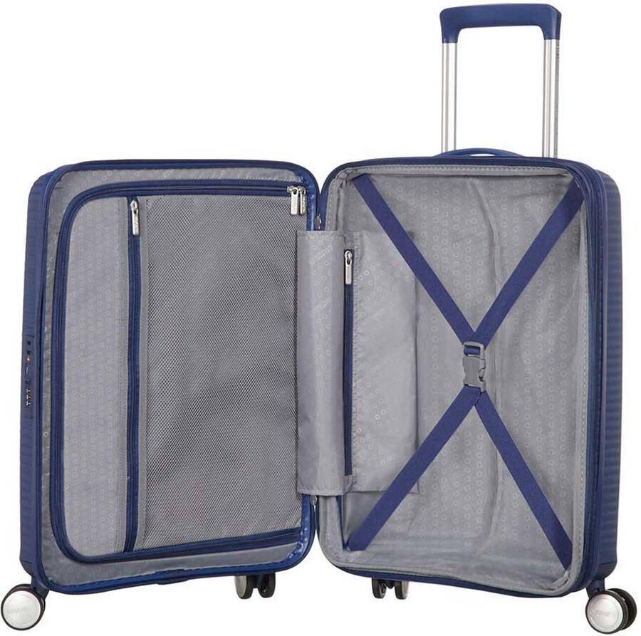 American Tourister Hardshell-trolley SOUNDBOX in verschillende kleuren en maten Reiskoffer trolley incheckbagage TSA-cijferslot volumevergroting