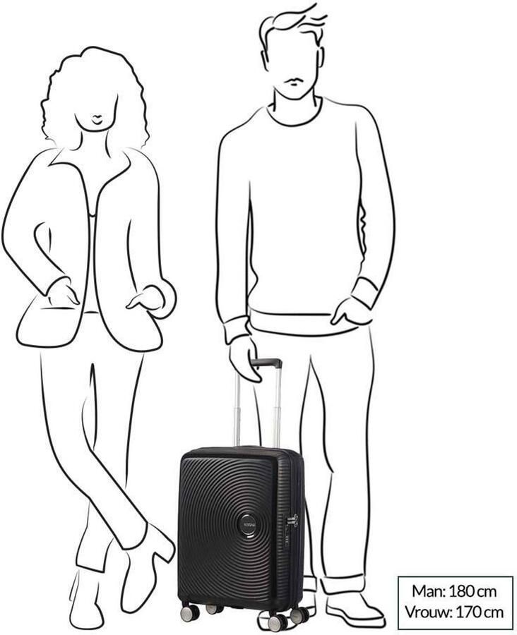 American Tourister Hardshell-trolley SOUNDBOX in verschillende kleuren en maten Reiskoffer trolley incheckbagage TSA-cijferslot volumevergroting - Foto 3